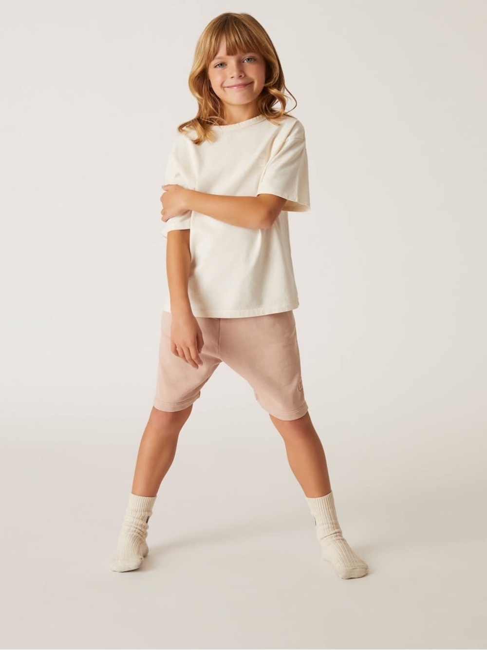 The Sunday Collective Shorts onion color 100% organic cotton NWT